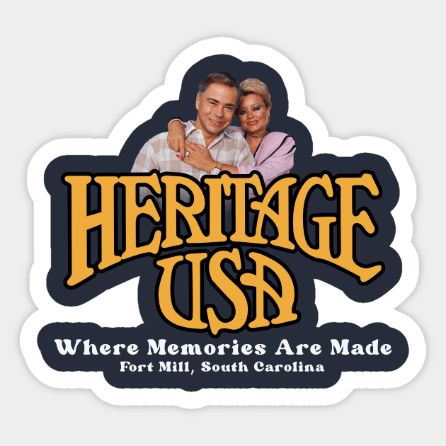 Heritage USA Sticker by Cartarsauce Threads 